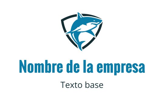 Diseño de logo de tiburón audaz dentro de un escudo, con tonos azules