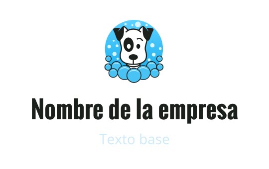 Dog-grooming logo