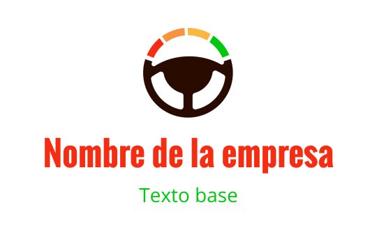 Diseño de logo de volante moderno con elementos de medidor coloridos
