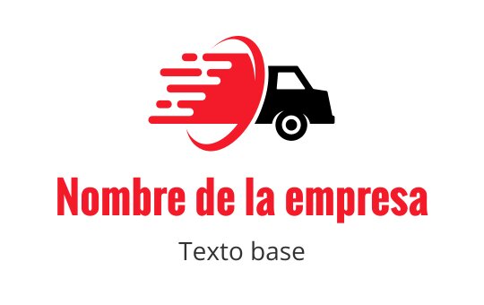 Diseño de logo dinámico en rojo con un elemento de velocidad estilizado y forma circular