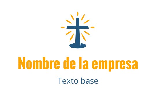Diseño de logo moderno de cruz con rayos de luz en azul y naranja
