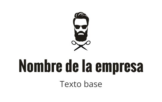 Diseño de logo elegante con un hombre barbudo usando gafas de sol