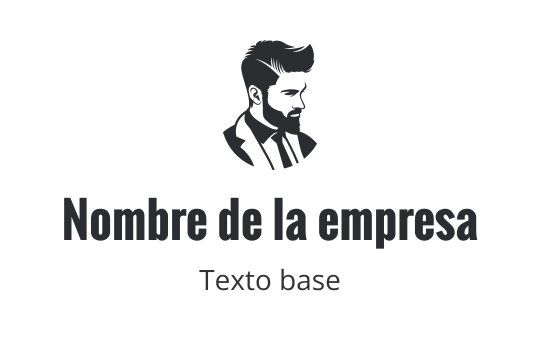 Diseño de logo elegante con la silueta de un hombre en traje