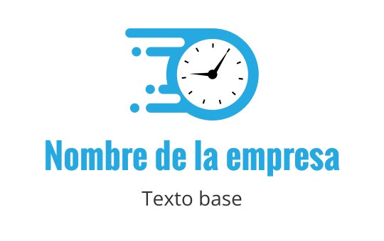Diseño de logo dinámico en azul con forma circular y líneas de movimiento