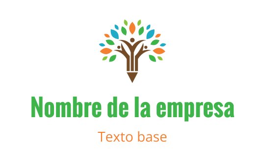 Diseño de logo de árbol colorido con hojas y tronco de lápiz