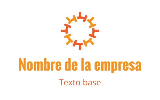 Diseño de logo circular colorido con formas entrelazadas en naranja y amarillo