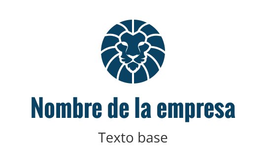 Diseño de logo de cabeza de león audaz en azul con detalles geométricos