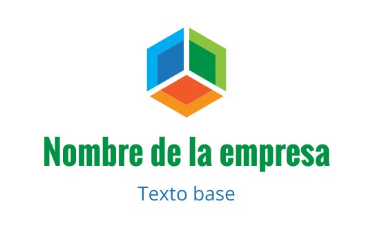 Diseño de logo moderno y geométrico con forma de cubo 3D colorido